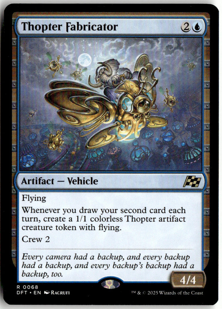 Thopter Fabricator - Aetherdrift #68 - Near Mint - Normal