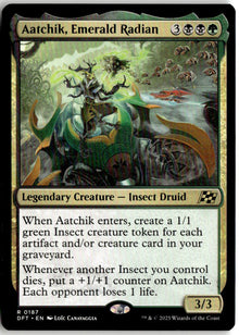 Aatchik, Emerald Radian - Aetherdrift #187 - Near Mint - Normal