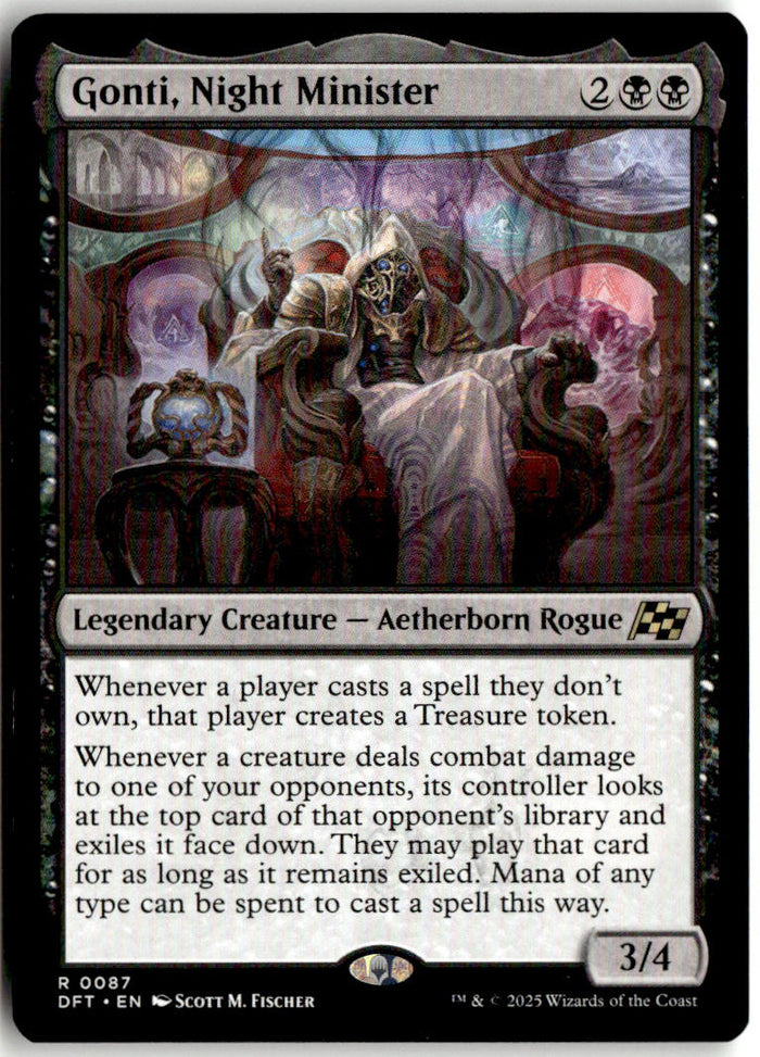 Gonti, Night Minister - Aetherdrift #87 - Near Mint - Normal