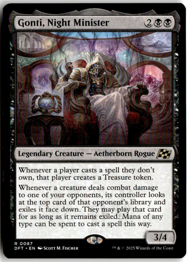 Gonti, Night Minister - Aetherdrift #87 - Near Mint - Normal