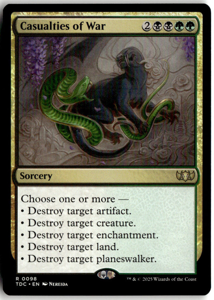 Casualties of War - Tarkir: Dragonstorm Commander #98 - Near Mint - Normal
