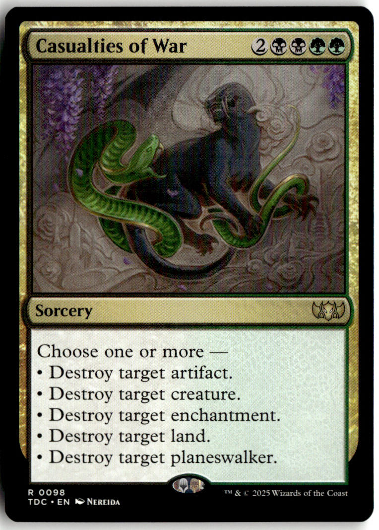 Casualties of War - Tarkir: Dragonstorm Commander #98 - Near Mint - Normal