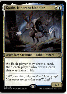 Kwain, Itinerant Meddler - Bloomburrow Commander #254 - Near Mint - Normal