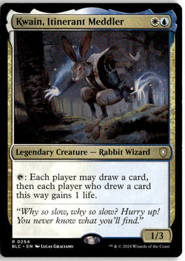 Kwain, Itinerant Meddler - Bloomburrow Commander #254 - Near Mint - Normal