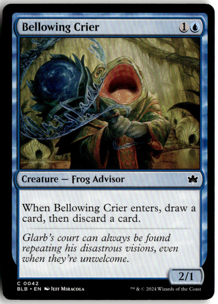 Bellowing Crier - Bloomburrow #42 - Near Mint - Normal