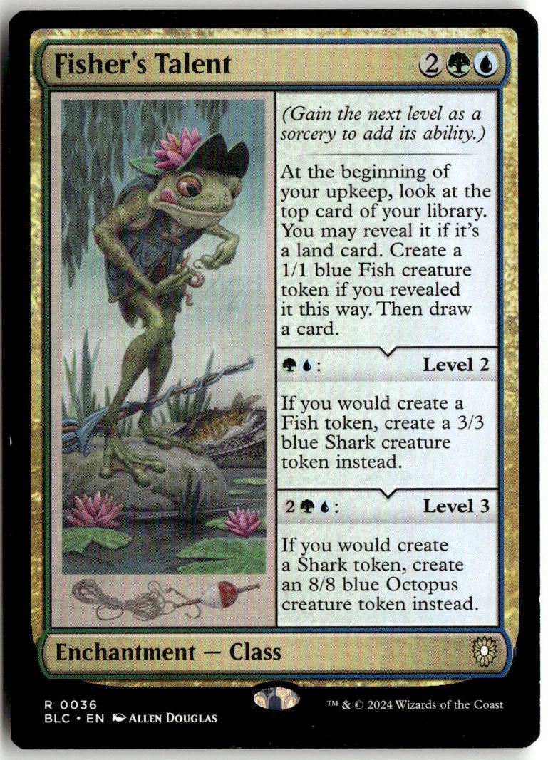 Fisher's Talent - Bloomburrow Commander #36 - Near Mint - Normal