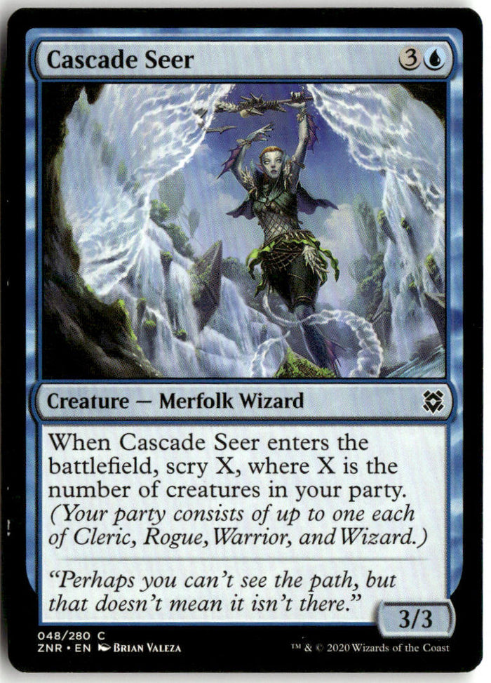 Cascade Seer - Zendikar Rising #48 - Near Mint - Normal