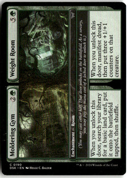 Moldering Gym // Weight Room - Duskmourn: House of Horror #190 - Near Mint - Normal