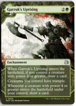 Garruk's Uprising - Wilds of Eldraine: Enchanting Tales #53 - Near Mint - Normal