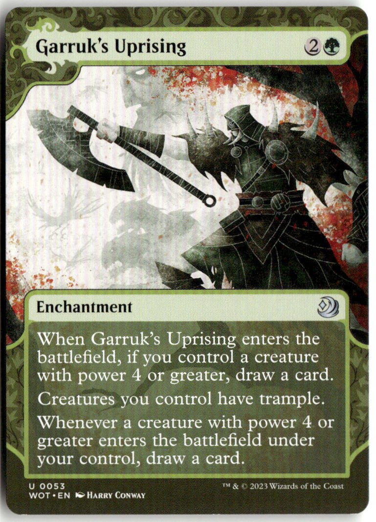 Garruk's Uprising - Wilds of Eldraine: Enchanting Tales #53 - Near Mint - Normal