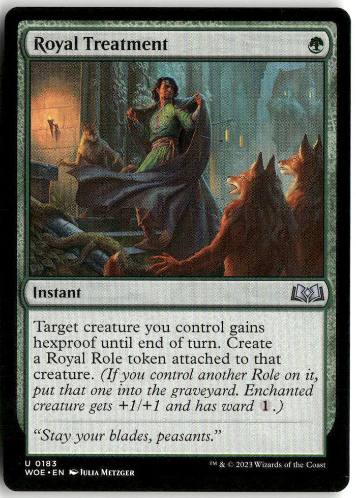 Royal Treatment - Wilds of Eldraine #183 - Near Mint - Normal