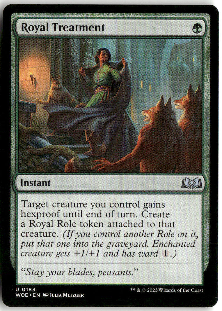 Royal Treatment - Wilds of Eldraine #183 - Near Mint - Normal