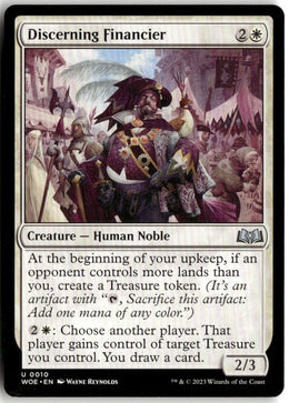 Discerning Financier - Wilds of Eldraine #10 - Near Mint - Normal