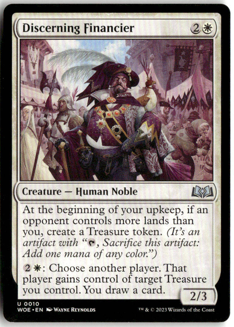 Discerning Financier - Wilds of Eldraine #10 - Near Mint - Normal