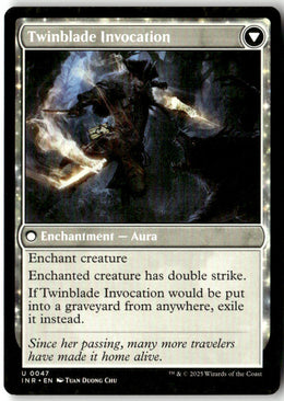 Twinblade Geist // Twinblade Invocation - Innistrad Remastered #47 - Near Mint - Normal