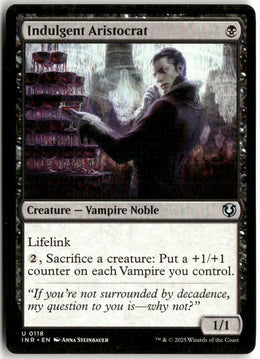 Indulgent Aristocrat - Innistrad Remastered #118 - Near Mint - Normal