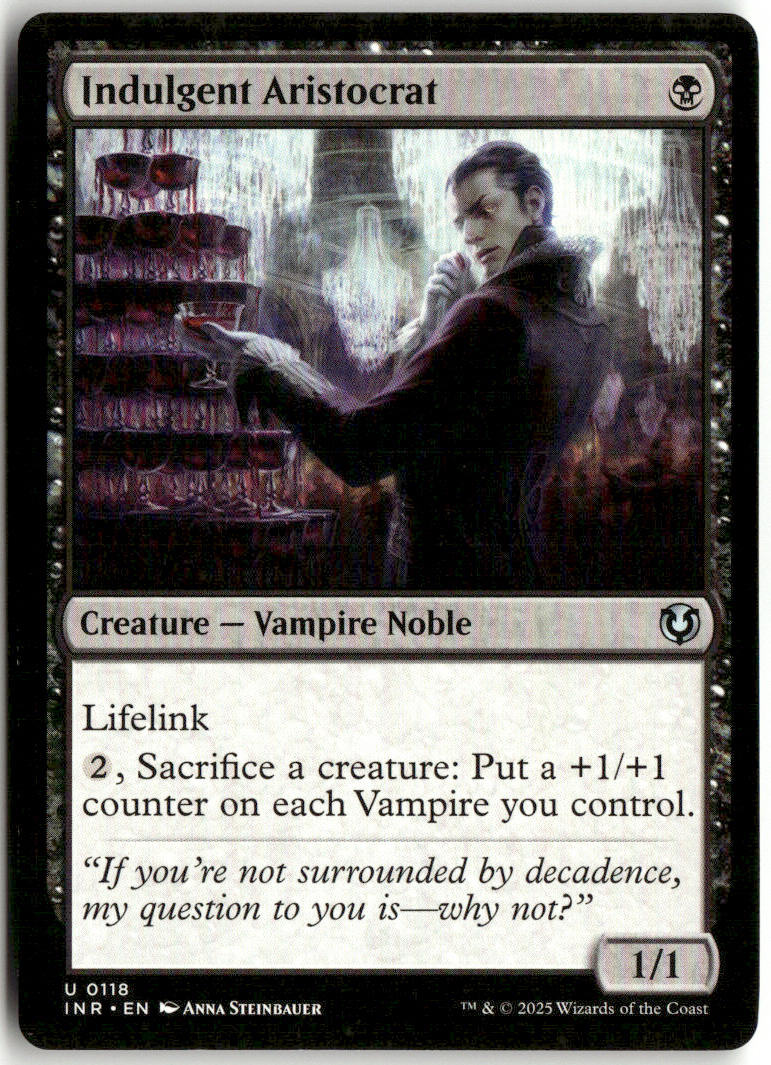 Indulgent Aristocrat - Innistrad Remastered #118 - Near Mint - Normal