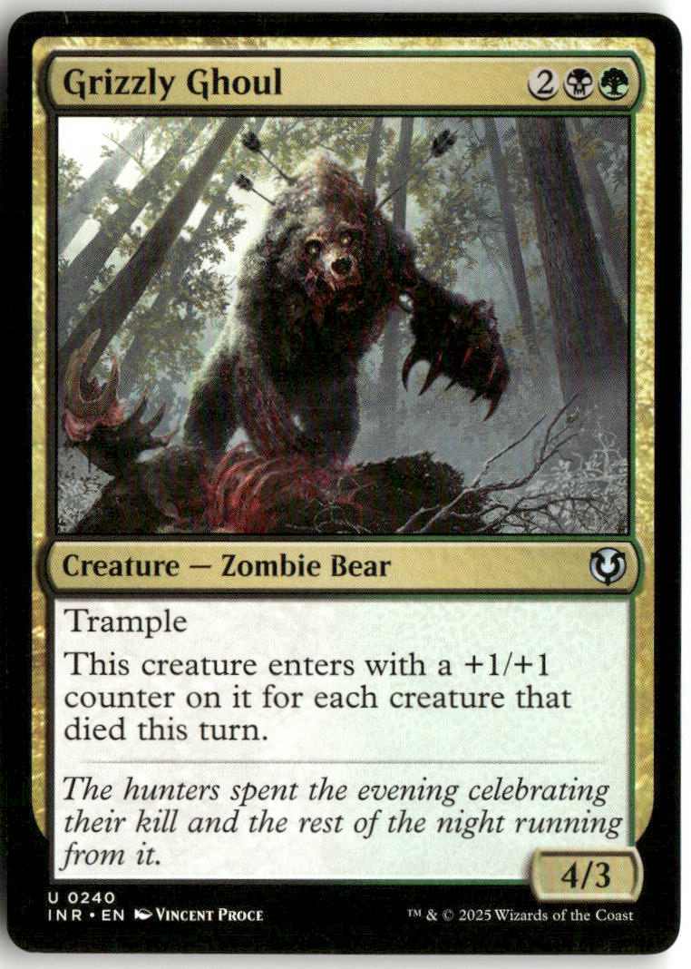 Grizzly Ghoul - Innistrad Remastered #240 - Near Mint - Normal