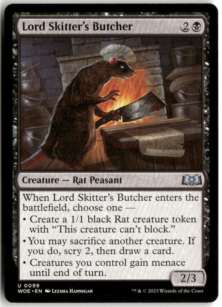 Lord Skitter's Butcher - Wilds of Eldraine #99 - Near Mint - Normal