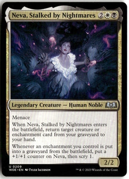 Neva, Stalked by Nightmares - Wilds of Eldraine #209 - Near Mint - Normal