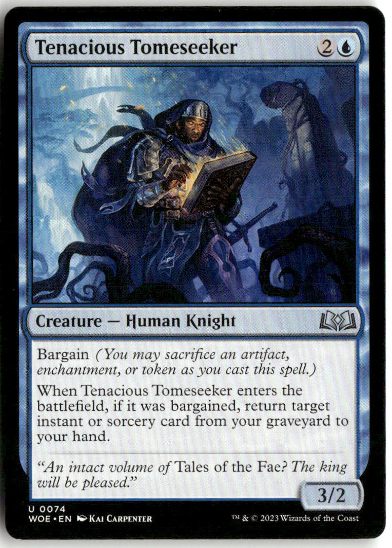 Tenacious Tomeseeker - Wilds of Eldraine #74 - Near Mint - Normal