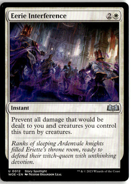 Eerie Interference - Wilds of Eldraine #12 - Near Mint - Normal