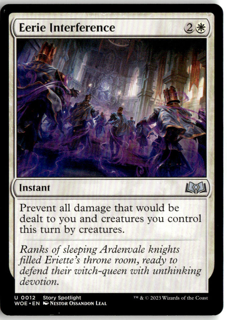 Eerie Interference - Wilds of Eldraine #12 - Near Mint - Normal