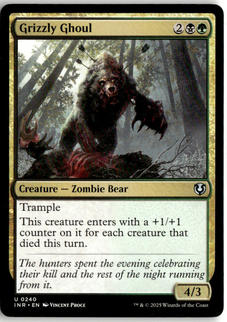 Grizzly Ghoul - Innistrad Remastered #240 - Near Mint - Normal