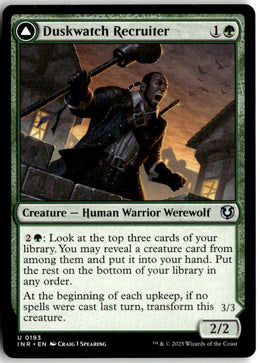 Duskwatch Recruiter // Krallenhorde Howler - Innistrad Remastered #193 - Near Mint - Normal