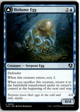 Biolume Egg // Biolume Serpent - Innistrad Remastered #54 - Near Mint - Normal