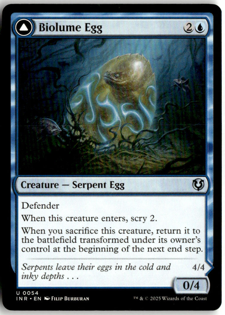 Biolume Egg // Biolume Serpent - Innistrad Remastered #54 - Near Mint - Normal