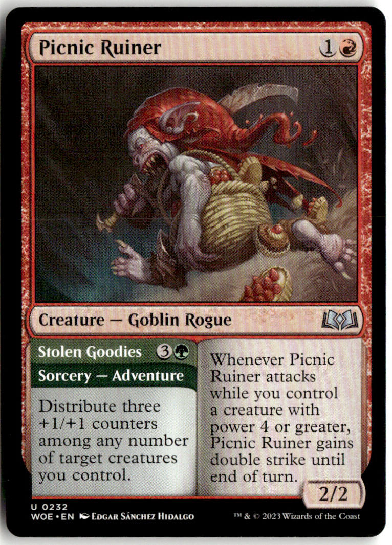 Picnic Ruiner // Stolen Goodies - Wilds of Eldraine #232 - Near Mint - Normal