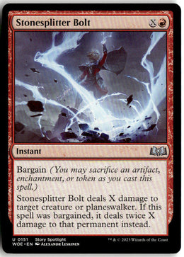 Stonesplitter Bolt - Wilds of Eldraine #151 - Near Mint - Normal