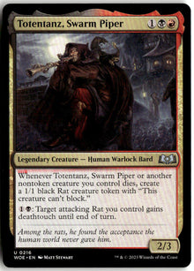 Totentanz, Swarm Piper - Wilds of Eldraine #216 - Near Mint - Normal