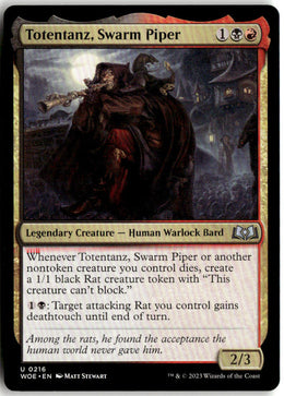 Totentanz, Swarm Piper - Wilds of Eldraine #216 - Near Mint - Normal