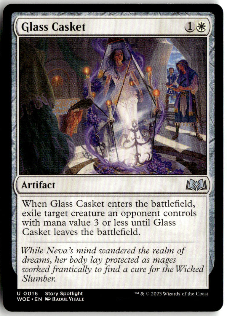 Glass Casket - Wilds of Eldraine #16 - Near Mint - Normal