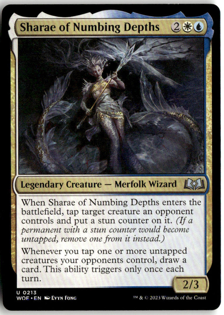 Sharae of Numbing Depths - Wilds of Eldraine #213 - Near Mint - Normal