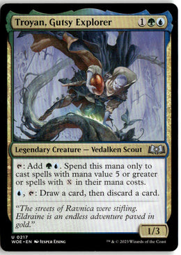 Troyan, Gutsy Explorer - Wilds of Eldraine #217 - Near Mint - Normal