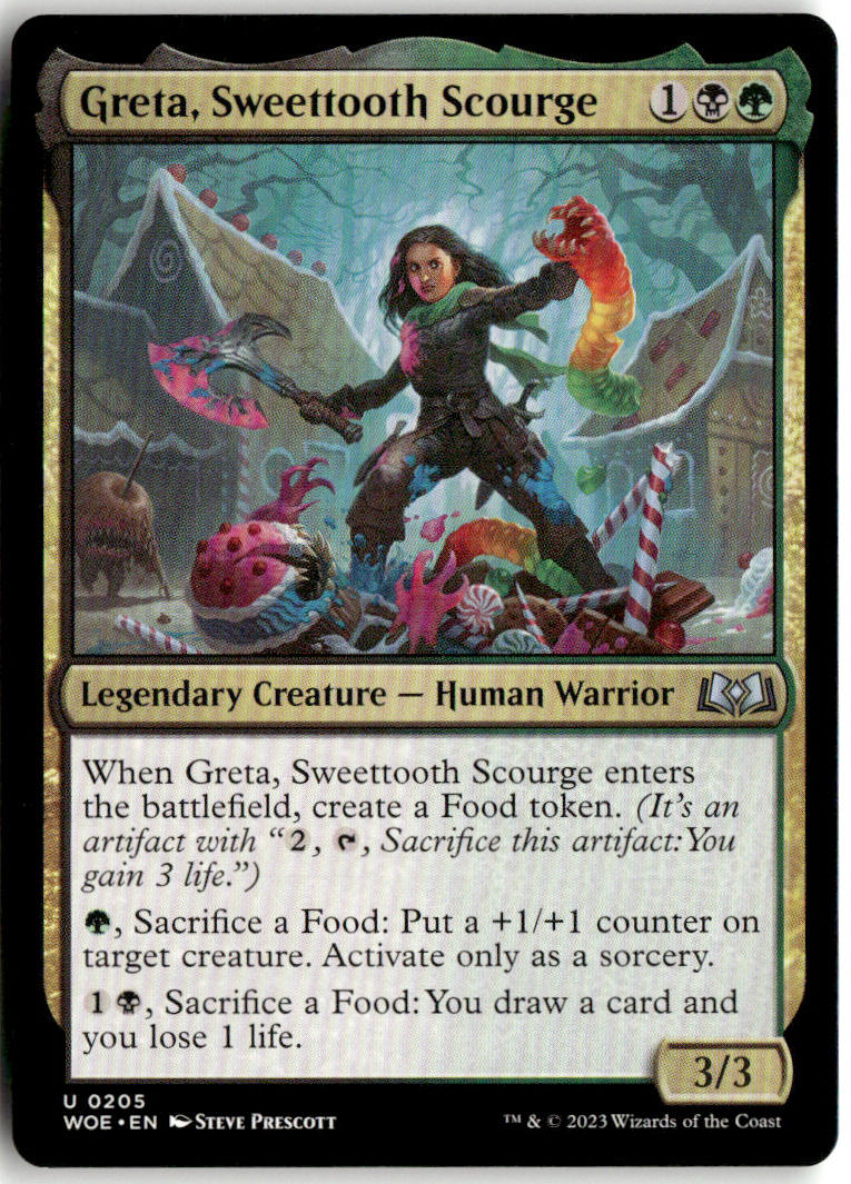 Greta, Sweettooth Scourge - Wilds of Eldraine #205 - Near Mint - Normal