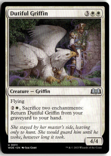 Dutiful Griffin - Wilds of Eldraine #11 - Near Mint - Normal