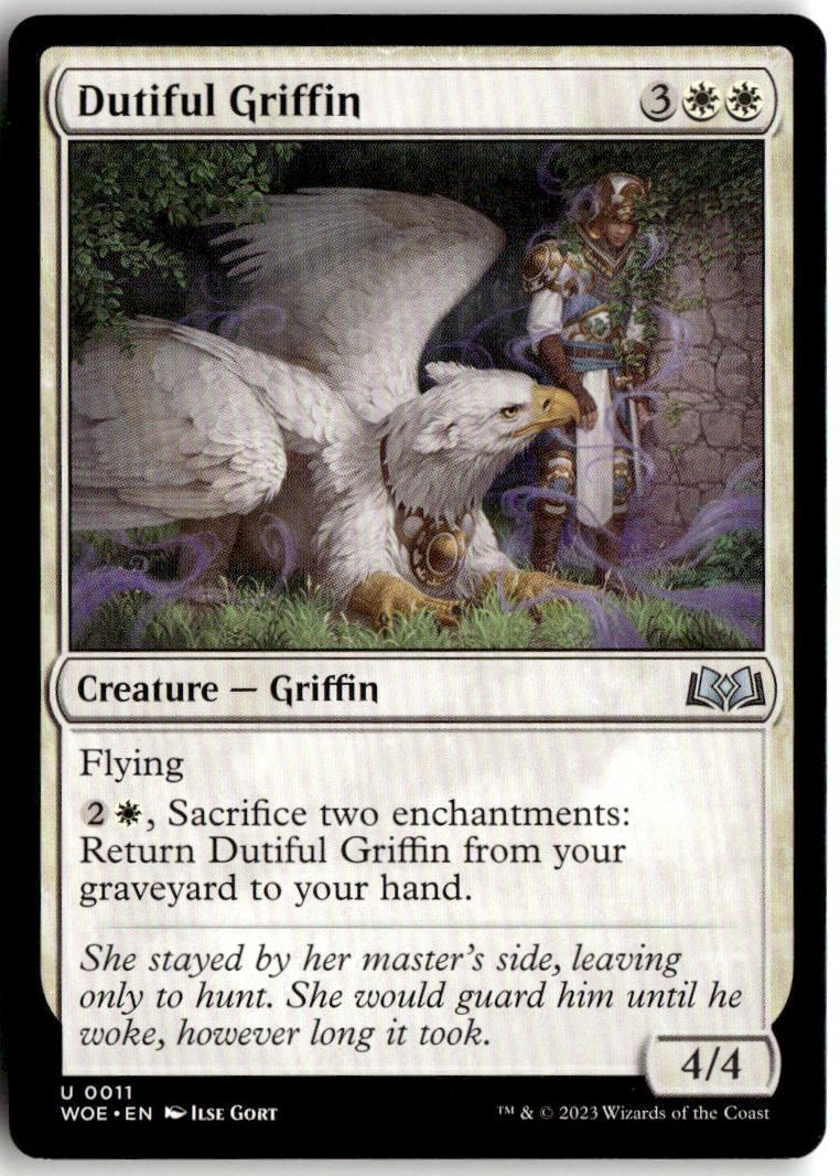 Dutiful Griffin - Wilds of Eldraine #11 - Near Mint - Normal