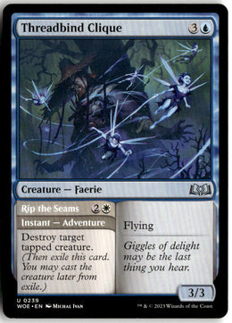 Threadbind Clique // Rip the Seams - Wilds of Eldraine #239 - Near Mint - Normal
