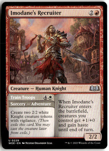 Imodane's Recruiter // Train Troops - Wilds of Eldraine #229 - Near Mint - Normal
