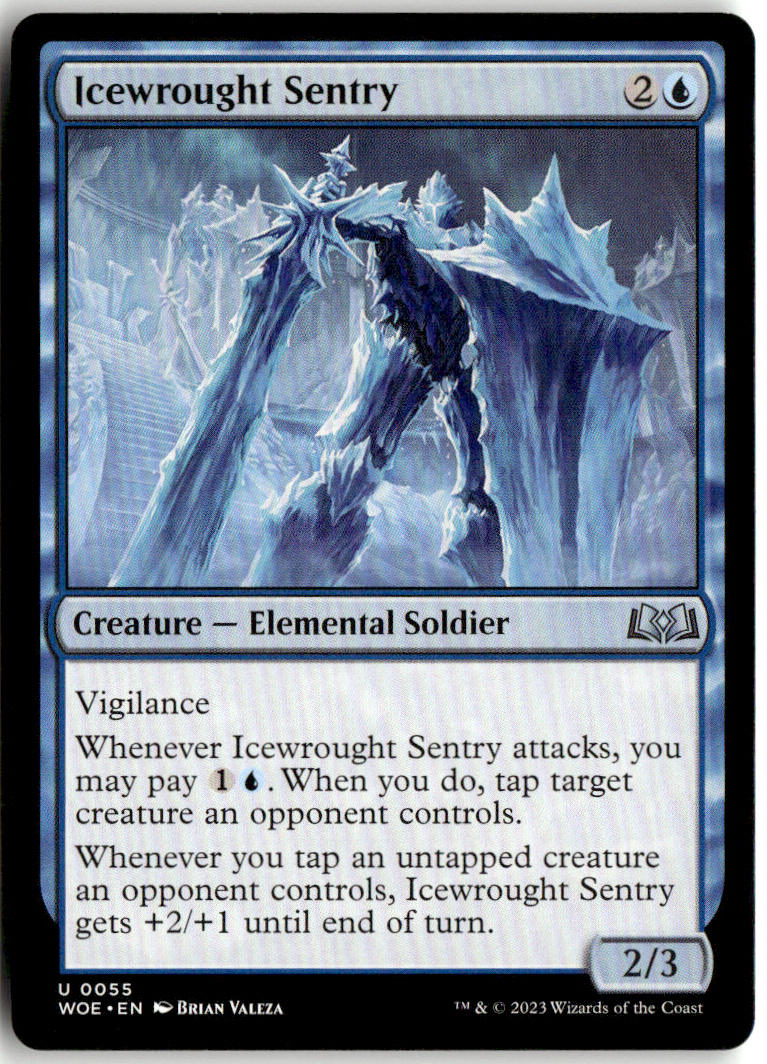 Icewrought Sentry - Wilds of Eldraine #55 - Near Mint - Normal