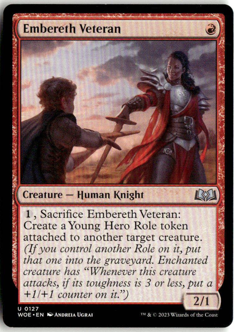Embereth Veteran - Wilds of Eldraine #127 - Near Mint - Normal