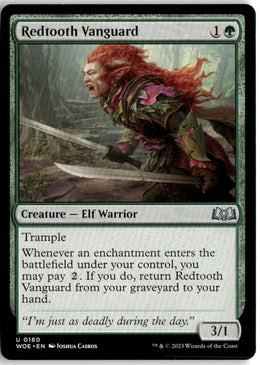 Redtooth Vanguard - Wilds of Eldraine #180 - Near Mint - Normal