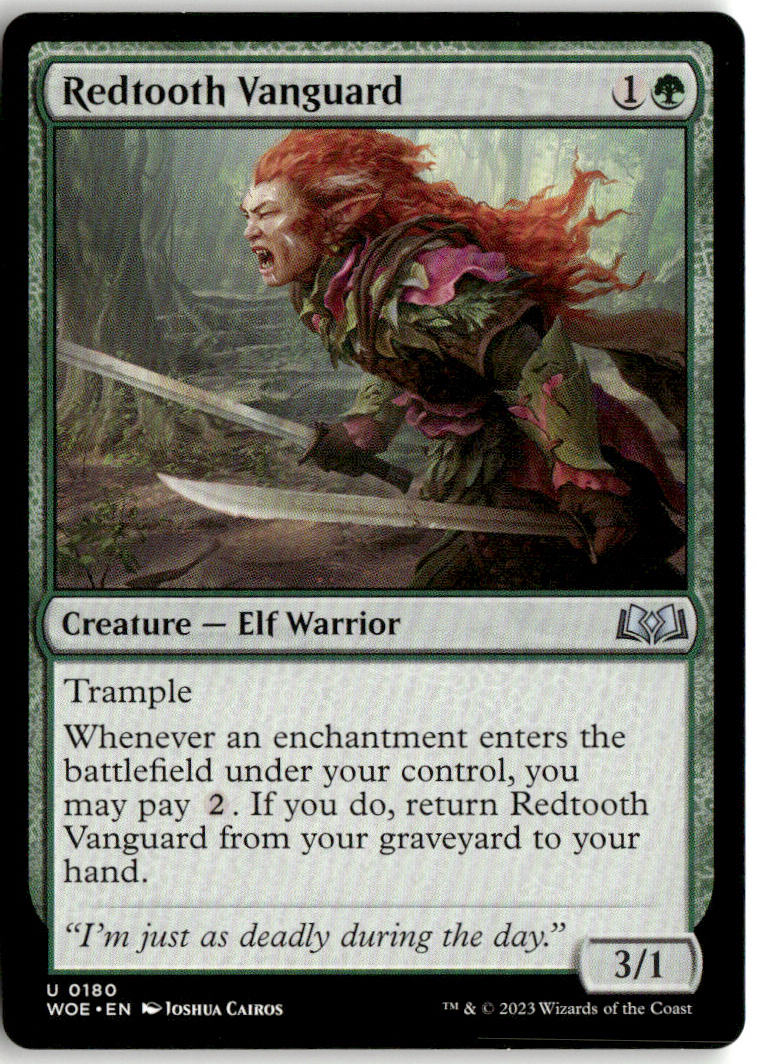 Redtooth Vanguard - Wilds of Eldraine #180 - Near Mint - Normal