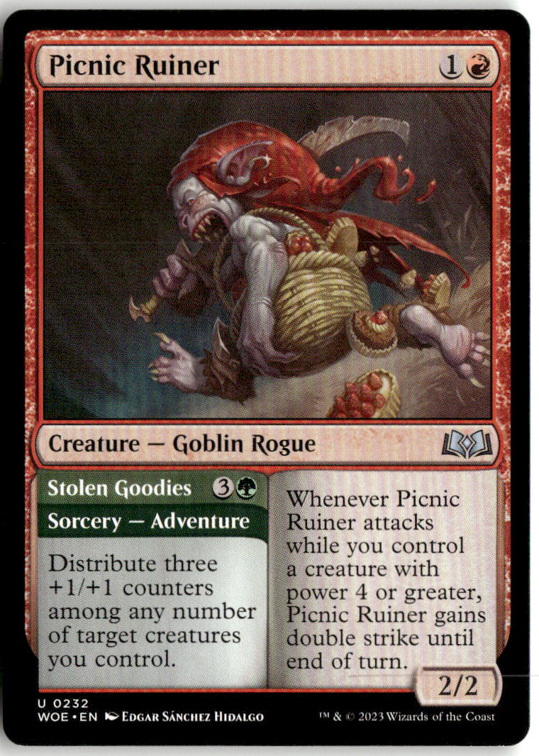Picnic Ruiner // Stolen Goodies - Wilds of Eldraine #232 - Near Mint - Normal