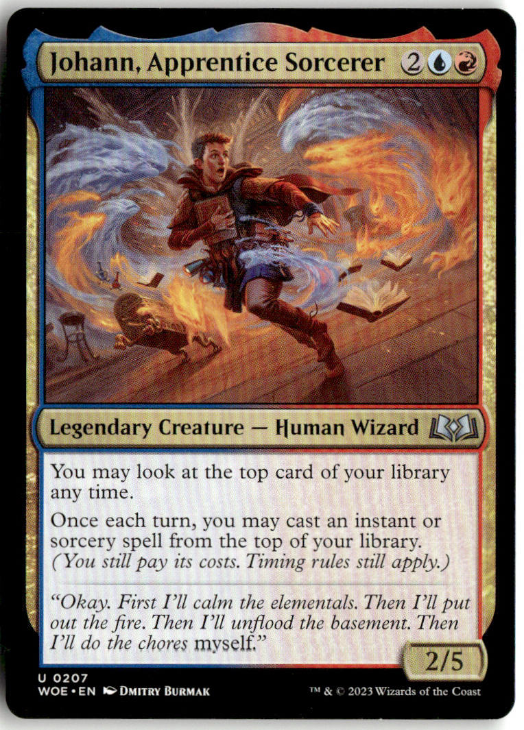Johann, Apprentice Sorcerer - Wilds of Eldraine #207 - Near Mint - Normal