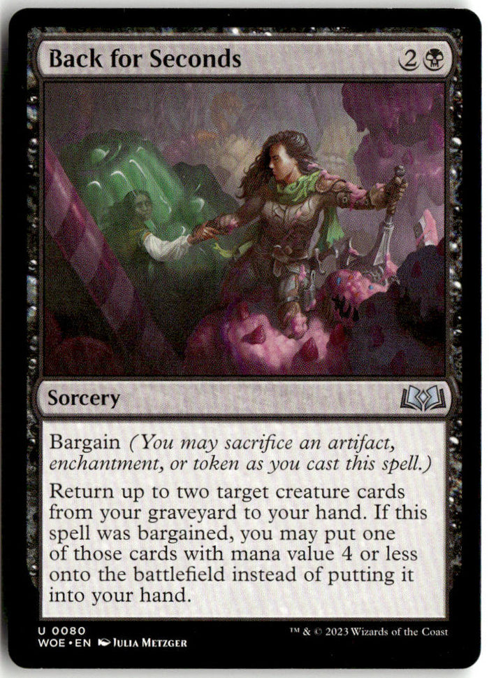 Back for Seconds - Wilds of Eldraine #80 - Near Mint - Normal